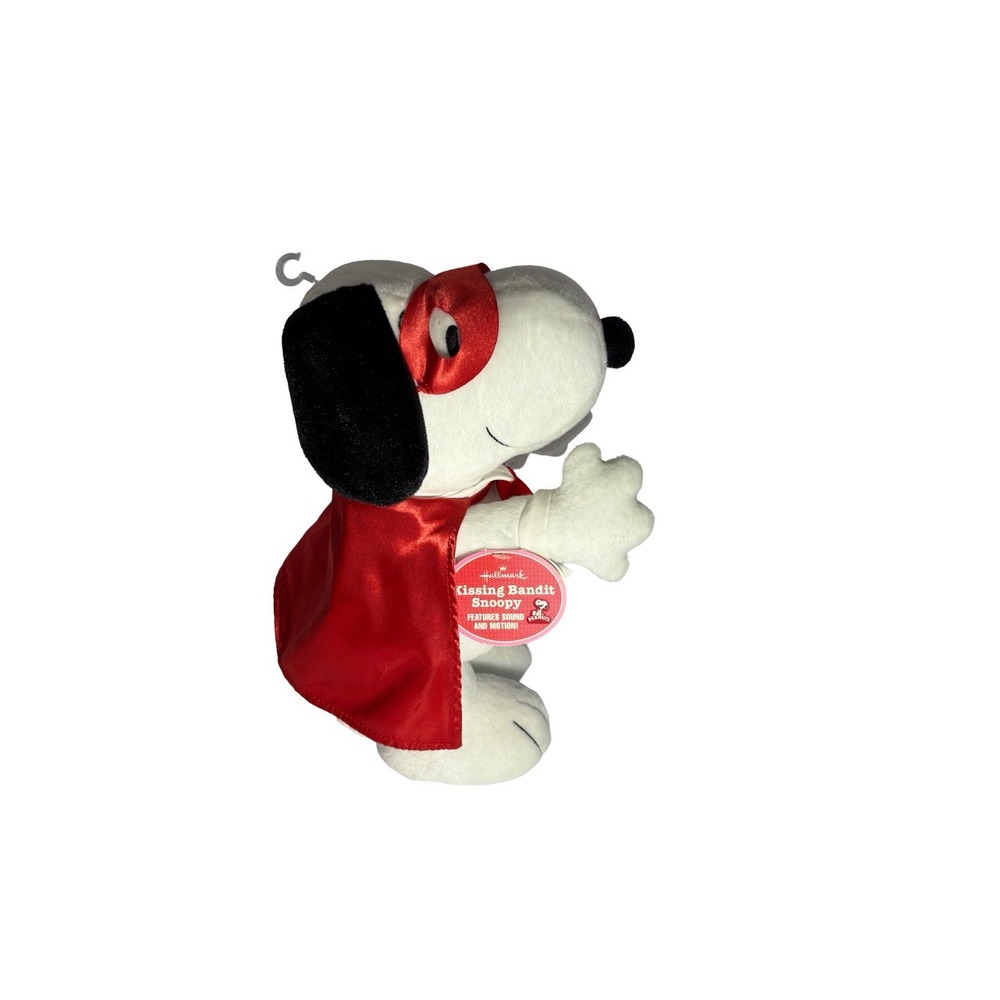 Kissing Bandit Snoopy Hallmark Animated Sound and Motion Plush Clean WORKS!!